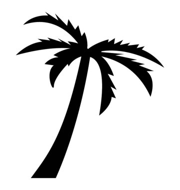 Bir önemli ağaç desen tropic palmiye