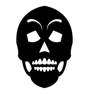 Korkunç kurukafa dövme tasarım