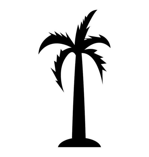 Palmeira Tronco Longo — Vetor de Stock