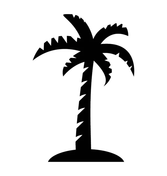 Тенистые Тропические Деревья Выращенные Жаркую Погоду — стоковый вектор
