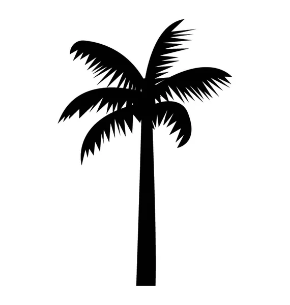 熱帯ヤシの重要な木パターン — ストックベクタ