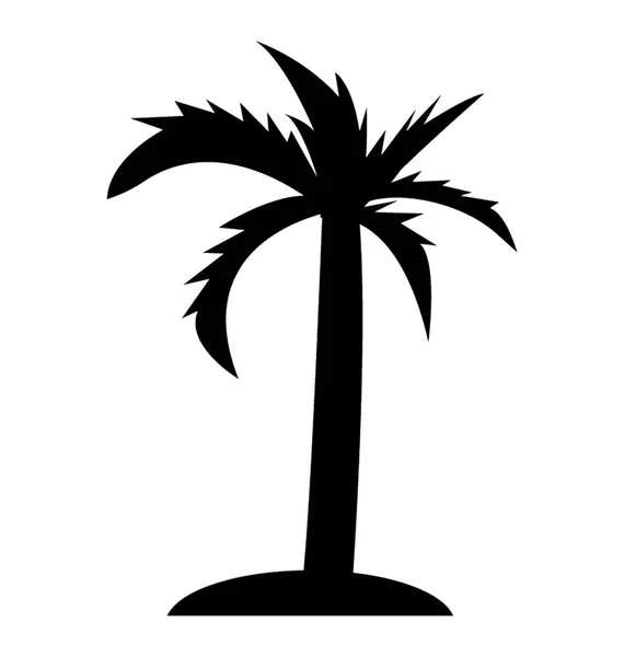 Sıcak Havalarda Yetiştirilen Gölgeli Tropik Ağaç — Stok Vektör