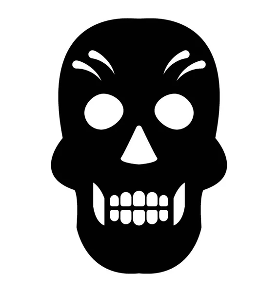 Isolated Vector Icon Skull — Stock Vector