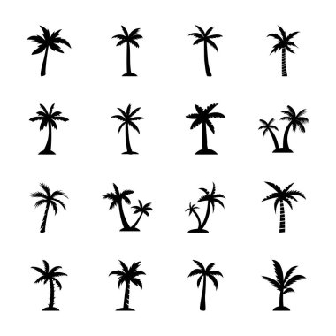 Kayın ağacı Icons Set 