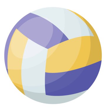 Düz simgesi tasarım bir voleybol