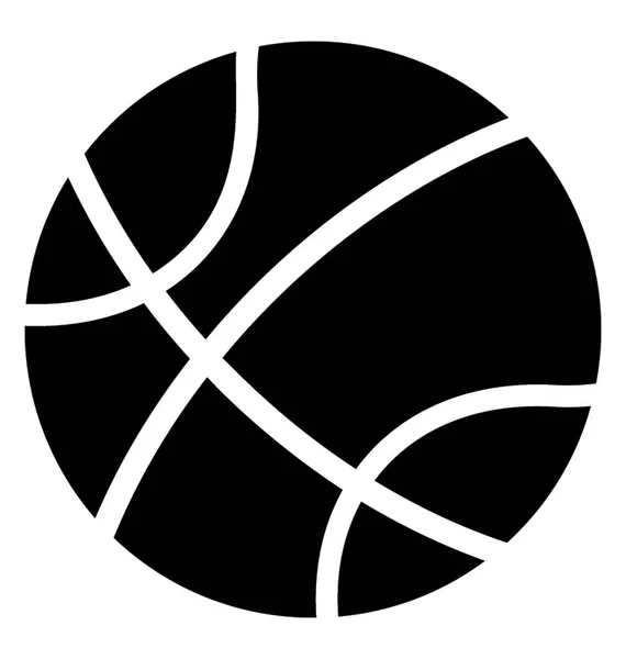 Bola Drible Representa Deporte Baloncesto — Vector de stock