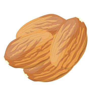 Drupe yaygın Asya ülkesinde bulunan bir badem 