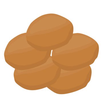 Kahverengi renkli yuvarlak tohum macadamia tohum vardır 