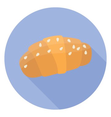 Kruvasan hamur işi tatlı tadı bir kahvaltı ve aperatif olarak kullanılan 