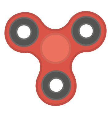 Bir oyun ekipmanları heykelde topluca spinner simgesi