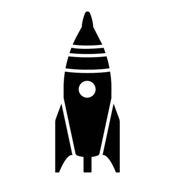 Simge bir roket oyuncak çocuklar için