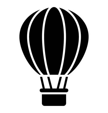 Oyuncak resmeden bir hava balonu simgesini