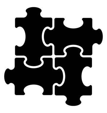 Puzzle oyunu resmeden bir zihin oyuncak simgesi