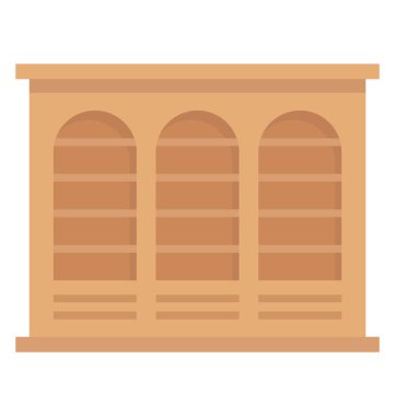 Cam yüz ile ahşap dolaplar depolama yemek odası yemek