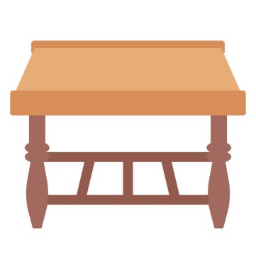 Yemek masası ahşap ayak üzerinde beyaz bir arka plan ile