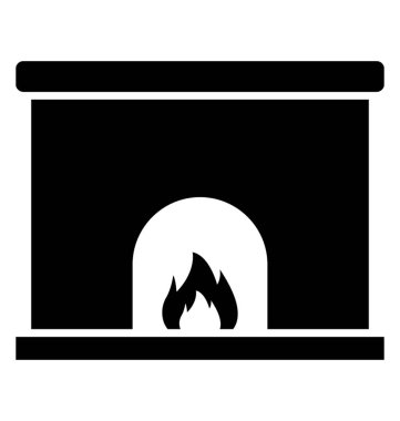 Klasik şömine pilasterleri ve tuğla içinde bir fırını ile