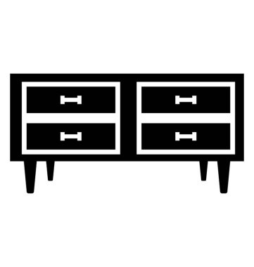 Ahşap başucu tablo veya komidin ICO için ev iç