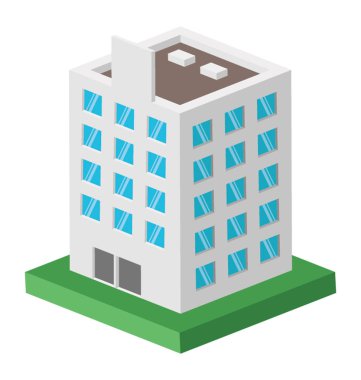 Bir yüksek doğmak ofis plaza