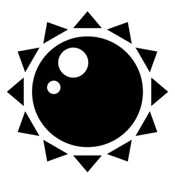 Güneş parlıyor parlak güneşli gün gösterilen