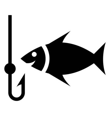 Balıkçılık bir simgesi tasarım