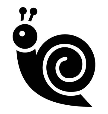 Küçük bir böcek salyangoz