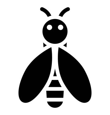 Bal arısı tasarımını simgesi