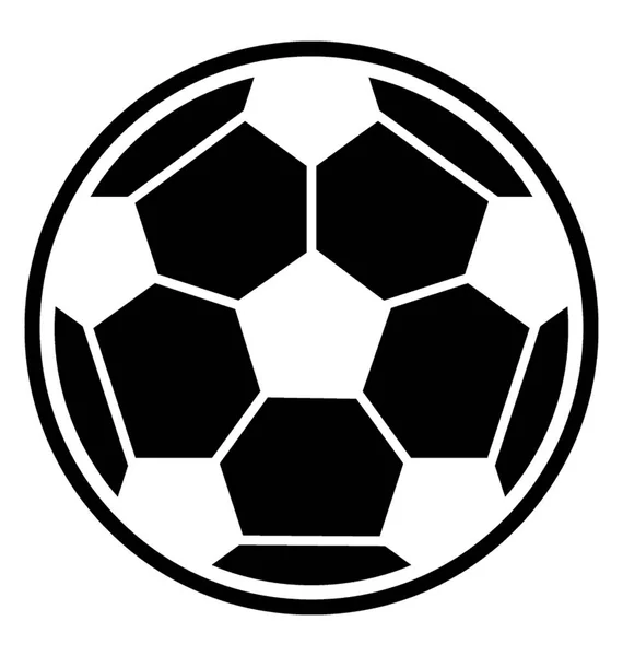Une Icône Football Sportif Physique — Image vectorielle