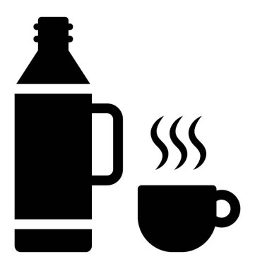 Termos sıcak çay bardağı ile 