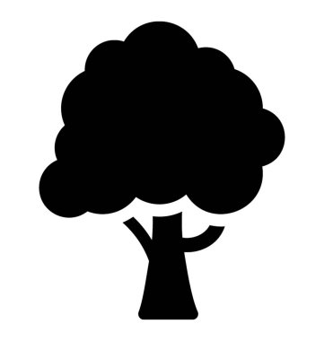 Bir küçük çalı ağaç simgesiyle