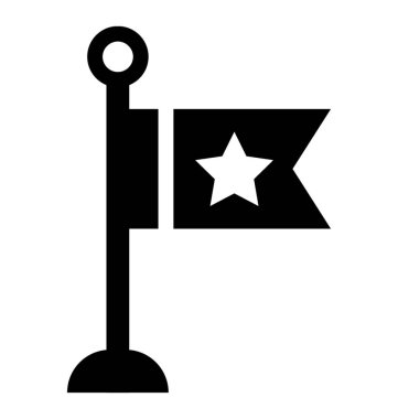 Yıldız, Masa bayrağı ile bayrak