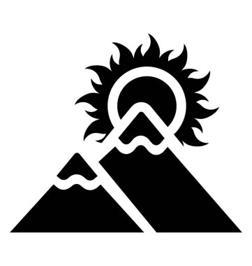 Hill İstasyonu tasarımını simgesi