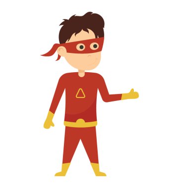Süper kahraman karikatür bart allen