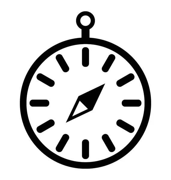 Cronômetro Para Calcular Tempo — Vetor de Stock