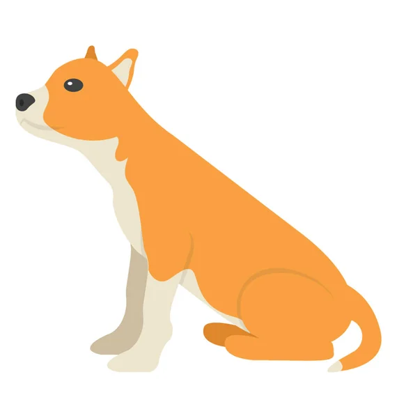 Especie Perro Boxeador Icono — Vector de stock