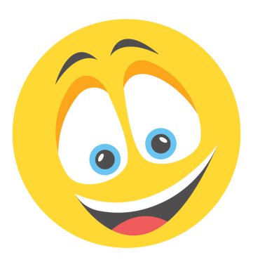 Duyguların ifade için ifade düz tasarım