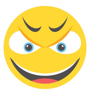 Emoji düz tasarım duyguların ifade
