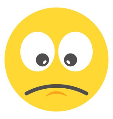 Üzgün ifade simgesi tasarım