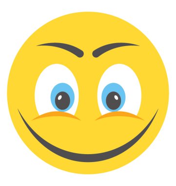 Sevimli mutlu yüz emoji