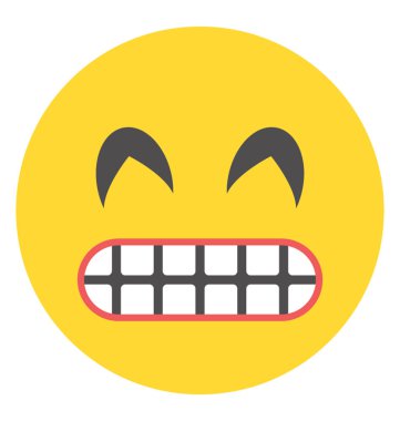 Sevimli mutlu yüz emoji