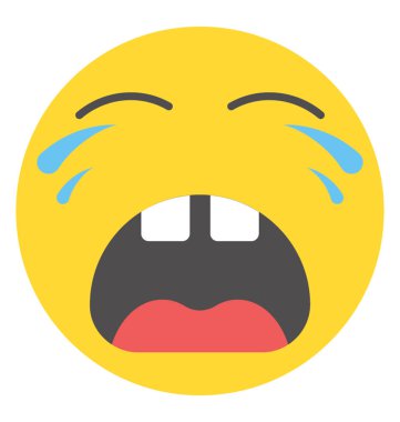 Emoji ifade üzüntü ağlıyor