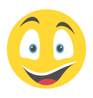 Emoji düz tasarım duyguların ifade