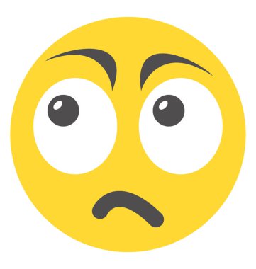 Duyguların ifade için ifade düz tasarım