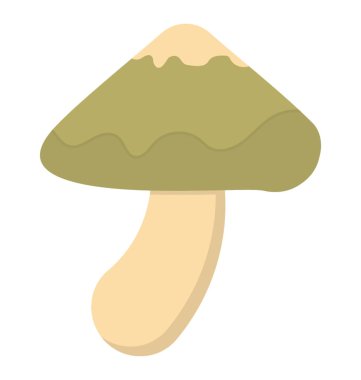 Yenilebilir mantar simgesi tasarım