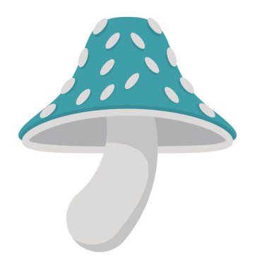 Mantar düz simgesi yaratıcı tasarım