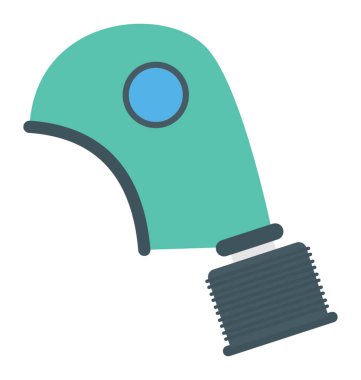 Gaz maskesi toksik ortamda nefes yardımcı olmak için