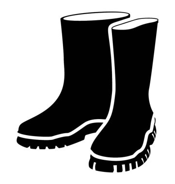 Uzun lastik çizmeler simgesi