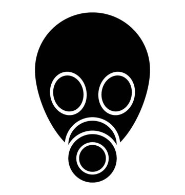 Gaz maskesi toksik ortamda nefes yardımcı olmak için