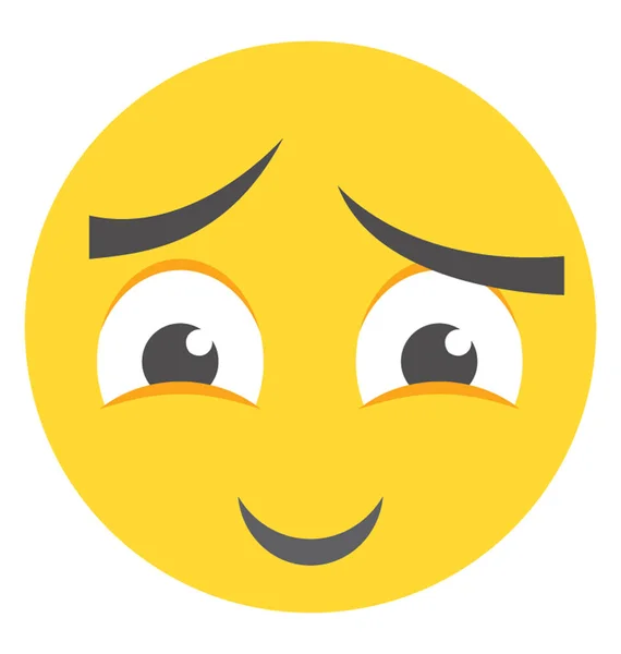 Design Ícone Emoticon Triste —  Vetores de Stock