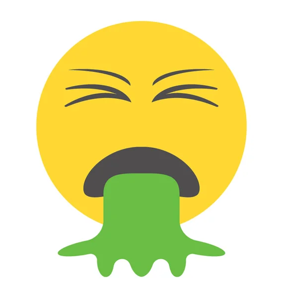 Diseño Plano Emoji Para Expresión Sentimientos — Vector de stock