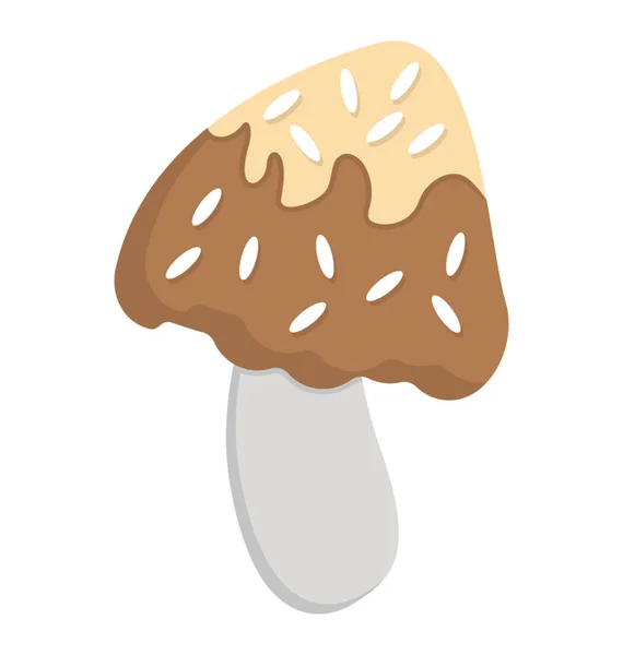 蘑菇平面图标创意设计 — 图库矢量图片